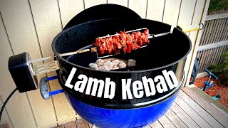 How To  Lamb Kebab on the Weber Kettle Rotisserie