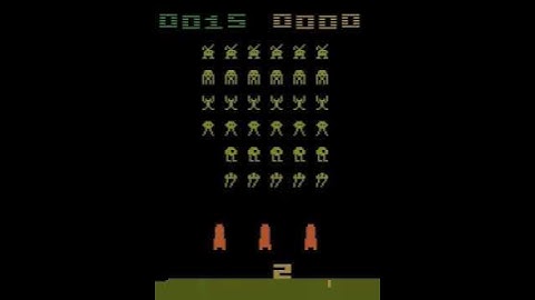 Atari Space Invaders Linear Q Network with No Experience Replay Video 3/3