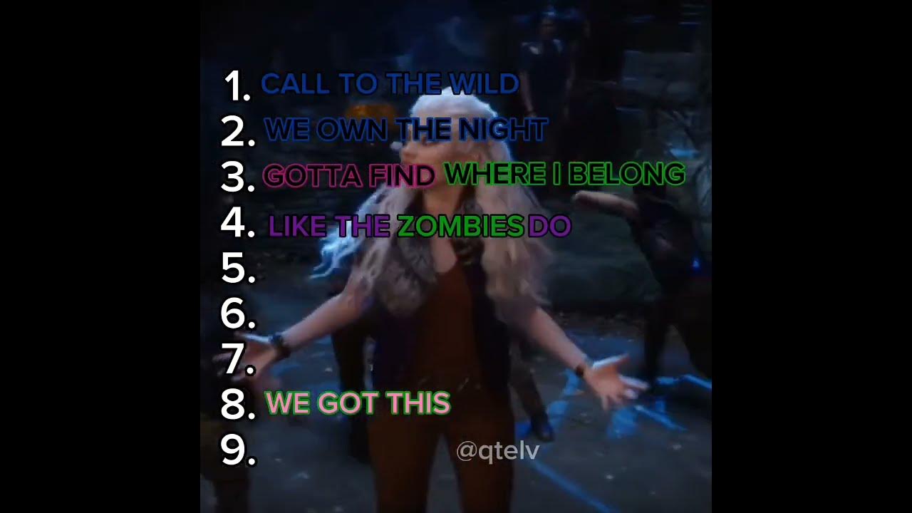 ranking ZOMBIES 2 songs #music #disneychannel #zombiessong #zombies