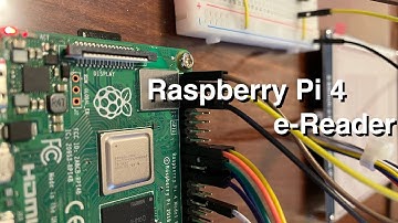 Raspberry Pi 4 e-Reader