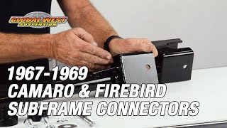 Subframe Connectors for 1967-1969 Camaro \& Firebirds | Convertibles too!