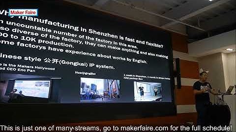 Virtually Maker Faire -What and how of Chinese Shanzai: Hacking the Manufacturing Model