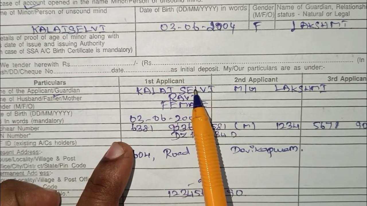 instructions-for-post-office-account-opening-2024-youtube