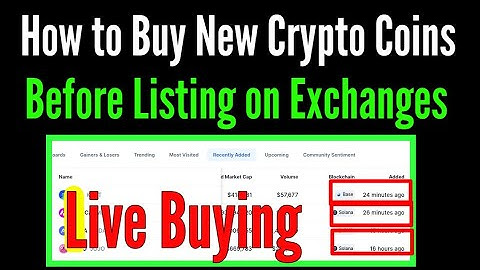 How to buy new coin before listing on exchange / new crypto coin buy