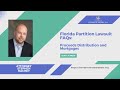 Florida Partition Lawsuit FAQs - Proceeds Distribution and Mortgages| Part 7 Welcome to Part 7 of our FAQ series on Florida Partition Lawsuits. In this video, we aim to provide clarity on the distribution of proceeds and what happens to mortgages in a partition lawsuit.