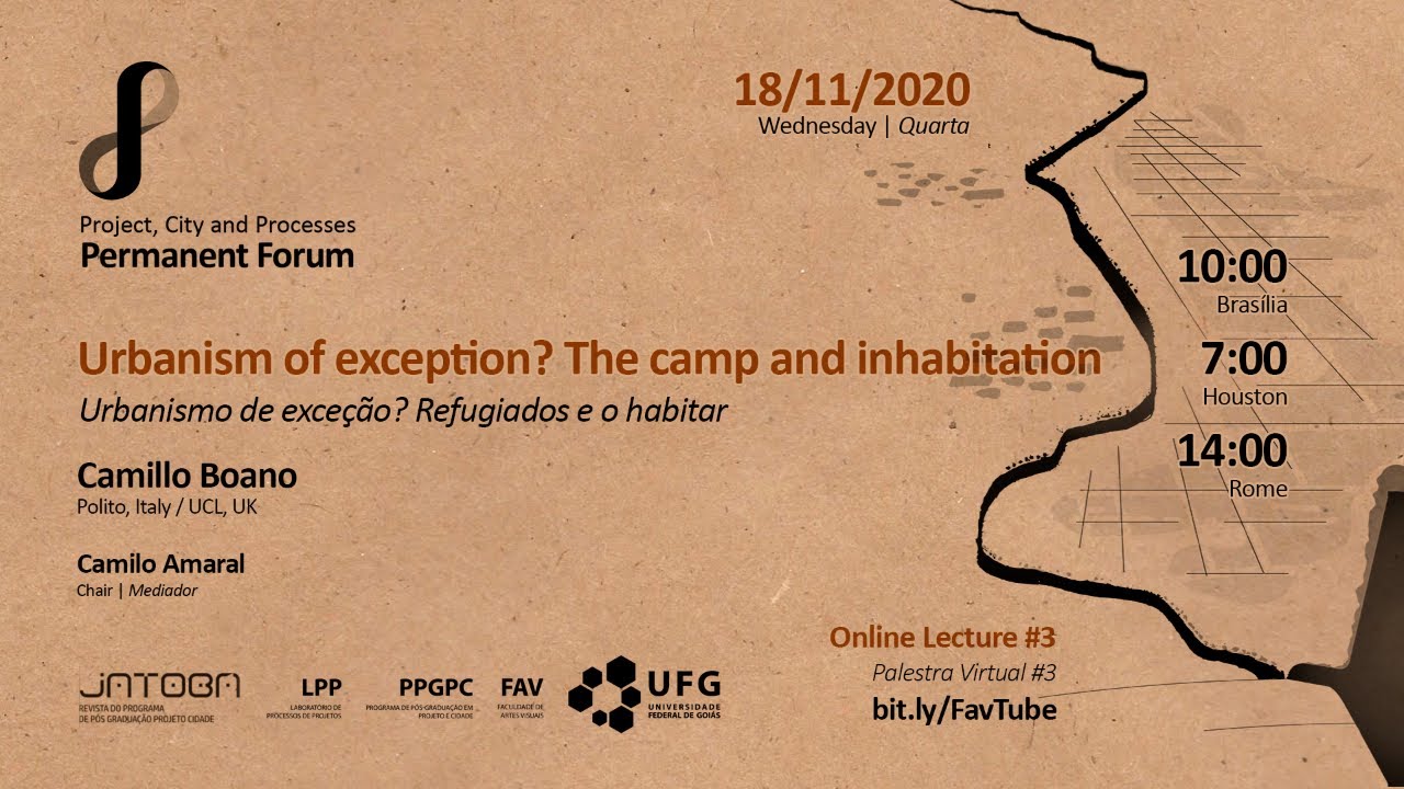 EVENTO | Urbanism of exception? The camp and inhabitation