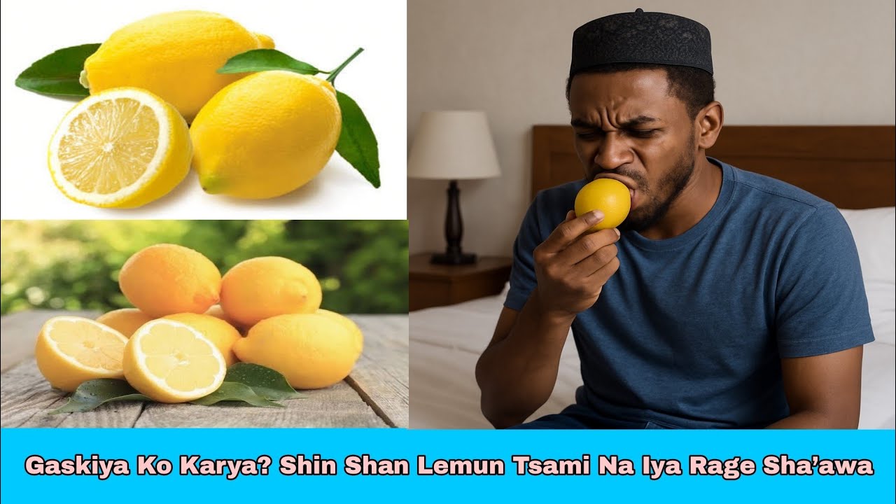 Gaskiya Ko Karya? Shin Shan Lemun Tsami Na Iya Rage Sha’awa