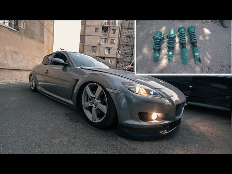 დაკიდების სისტემის დაყენება Mazda Rx8 _ზე