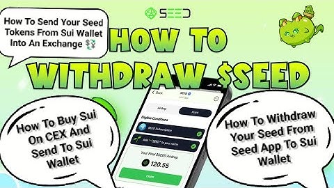 How To Withdraw $Seed Tokens: First To Sui Wallet, Then Deposit To Exchanges | How To Buy Sui On CEX