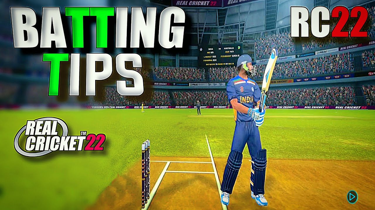 🔥 Real Cricket 22 Batting Tips , Rc22 Top 5 Batting Tips, Best Timing ...