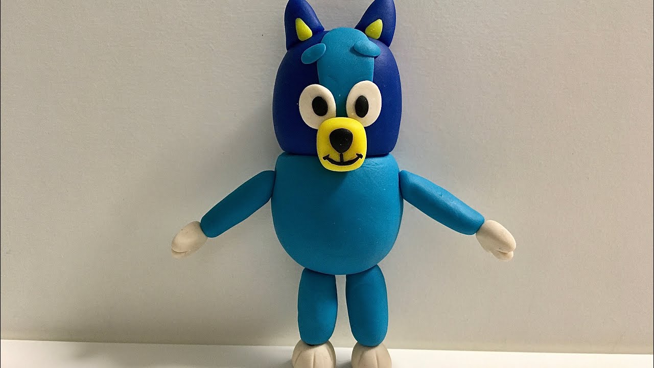 Been playing around with baking clay. Decided I'd try a familiar face. :  r/bluey