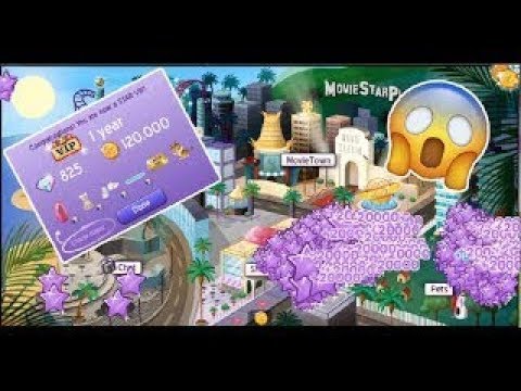 HOW TO GET 1 YEAR STAR VIP ON MSP FOR FREE 2020?! *FREE STARCOINS AND DIAMONDS* *MovieStarPlanet*