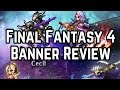 Final Fantasy Brave Exvius - Rosa, Edge, Dark Knight Cecil, and Cecil Banner Review!