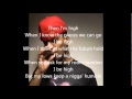 Kid Cudi - I Be High (lyrics on Screen)