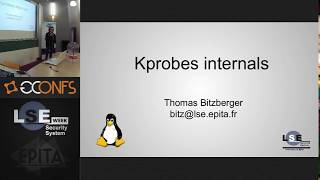 Kprobes internals - Thomas Bitzberger - LSE Week 2017 (FR)