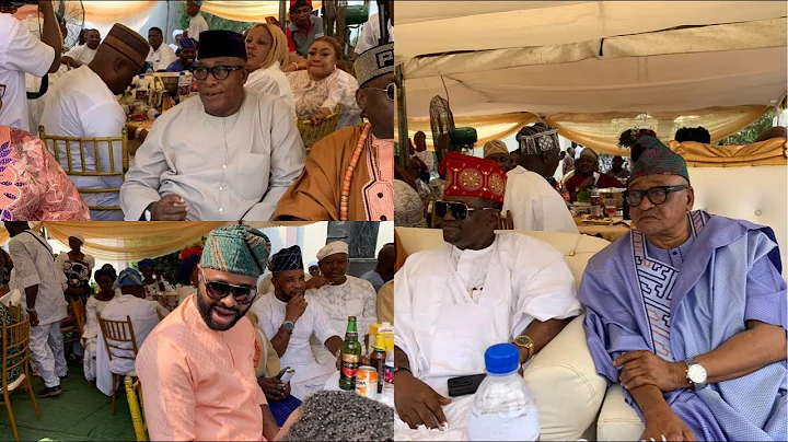 PRINCE JIDE KOSOKO COLOURFUL 70TH BIRTHDAY PARTY WITH FEMI ADEBAYO AND HIS FATHER