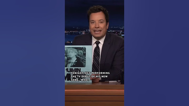 bts | who| BTS Official & Fallon Tonight  Jimmy got a sneak peek of Jimin Who
