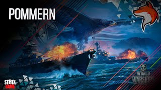 картинка: WORLD OF WARSHIPS POMMERN САМЫЙ ПРОТИВОРЕЧИВЫЙ ЛИНКОР 9УР.