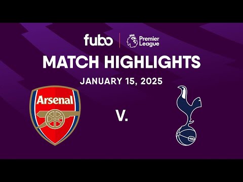 Arsenal FC Vs Tottenham Hotspur PREMIER LEAGUE HIGHLIGHTS Week 21 Fubo Canada