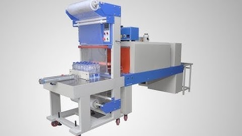 SEMI-AUTO WEB SEALER WITH SHRINK TUNNEL FOR 5 LITER WATER BOTTLE | WATER JAR SHRINK WRAPPING MACHIN