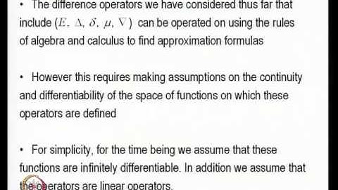 Mod-01 Lec-28 Differential Operators - II