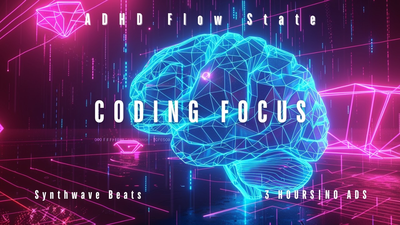 ADHD Programming Music 110 BPM Cyberpunk Beats for Deep Focus Coding ...