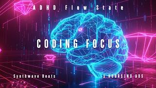 ADHD Programming Music 110 BPM Cyberpunk Beats for Deep Focus Coding