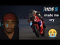 The Game RIDE 5 is too cruel on me 🥲 | My Controller died