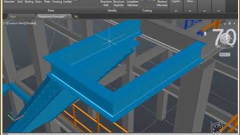 25 - Inserting Stair Type | AutoCAD Plant 3D 2016 Structural Modeling