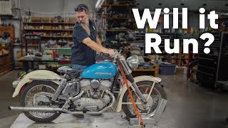 Forgotten Harley Sitting over 50 Years — WILL IT RUN?