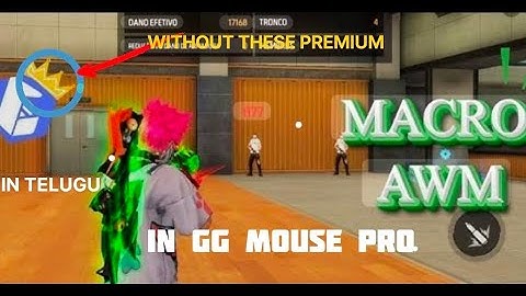 🥵HOW TO USE MACRO AWM IN GG MOUSE PRO APP WITHOUT PREMIUM#freefire 