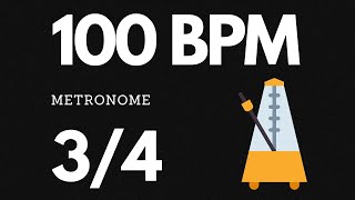 100 BPM Metronome 3/4
