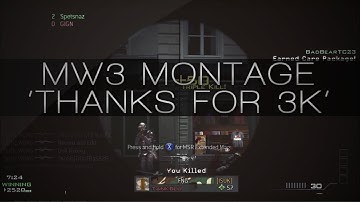 Thanks For 3k! MW3 Montage - OpTic Wally
