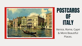 Postcards from Italy #2 Rome, Pompeii, Venice, Italian Art, Pantheon, Colosseum, Leaning Tower Pisa