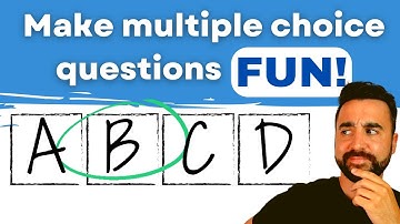 Learn how to make multiple choice questions FUN for your class