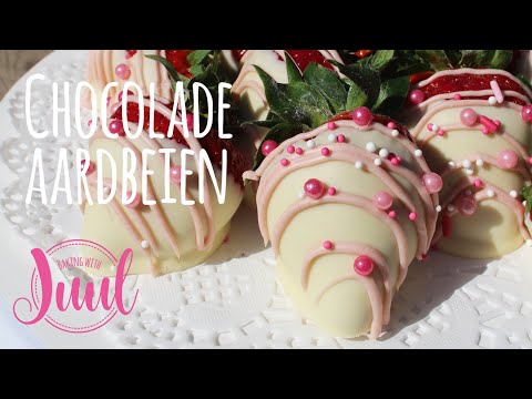 Video: Rol Met Aardbeien En Witte Chocolade