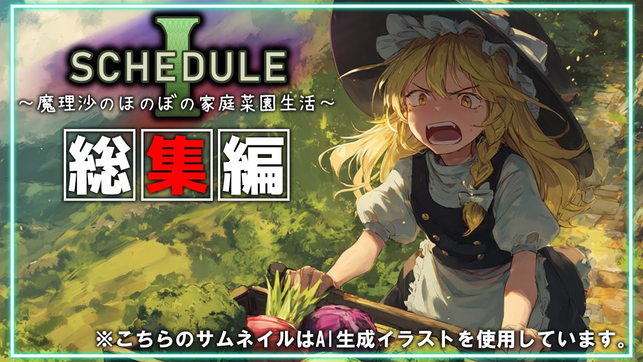 【Schedule I】一気見！！魔理沙のほのぼの家庭菜園生活【ゆっくり実況】【総集編】