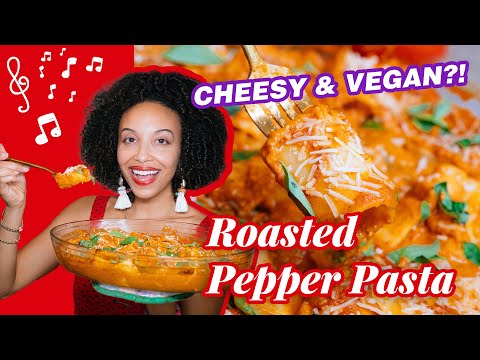 How to Make an Easy Vegan Dinner! | Roasted Pepper Pasta | One Great Vegan