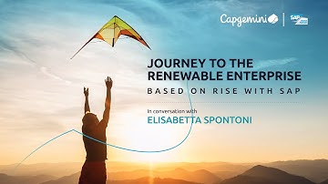 Rise with SAP : Journey to the Renewable Enterprise - in conversation with Elisabetta Spontoni