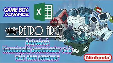 RetroArch (Libretro) Thumbnails Downloader v3.0 with Rom Renamer