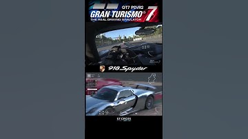 GT7 PSVR2 - PORSCHE 918 SPYDER shorts