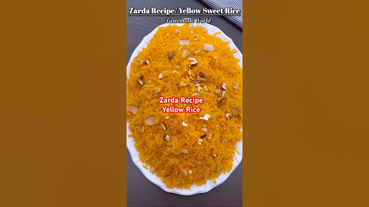 आसान ज़र्दा रेसिपी #tastemadeworld #trending #food #zarda #sweetrice #dessert #meetha #yellowrice