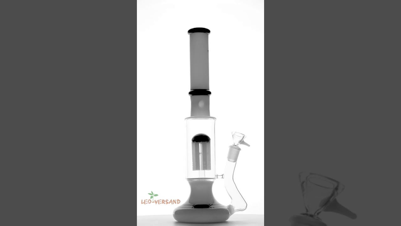 Highline Whity Perc 18,8er Bong gerade mit Percolator und Eisfach