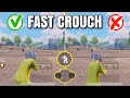 TOP 5 TIPS & TRICKS MOVEMENTS FOR FASTEST CROUCH + JIGGLE 🔥 New Update | PUBG Mobile