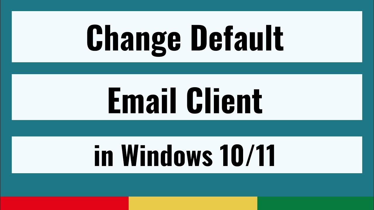 how-to-change-default-email-client-in-windows-10-youtube