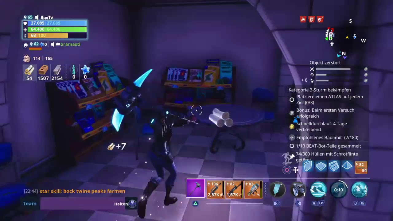fortnite rette die welt brutal mission mache road to twine peaks - fortnite rette die welt brutal missionen