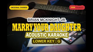 MARRY YOUR DAUGHTER Karaoke Acoustic Lower Key - Brian McKnight Jr screenshot 3