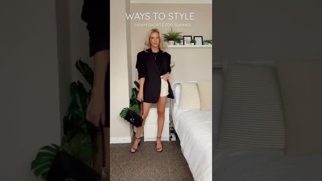 WAYS TO STYLE DENIM SHORTS FOR SUMMER ☀️ | Liv Blackwell