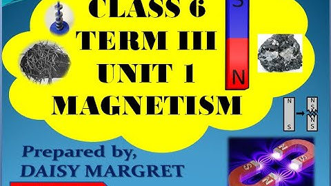 6th Std, Term 3 ,UNIT 1,MAGNETISM, (Part 1)| , Samacheer syllabus @ Splendiferous Science|