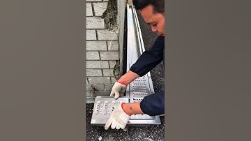 Kitchen and patio drainage channels, slip-resistant and safe